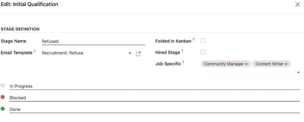 Online job application and interview management system