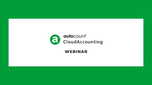 AutoCount Cloud Accounting (Webinar)